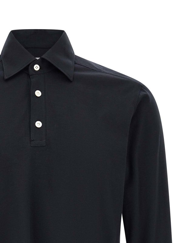 The Best Shops KITON: Poloshirts - Poloshirt - Blau