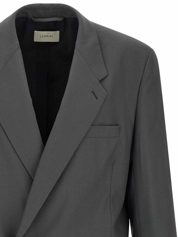 The Best Shops LEMAIRE: Blazer - Blazer - Gris
