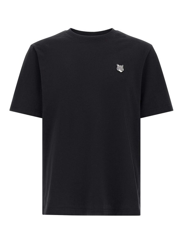 MAISON KITSUNÉ: Tシャツ - Tシャツ - 黒