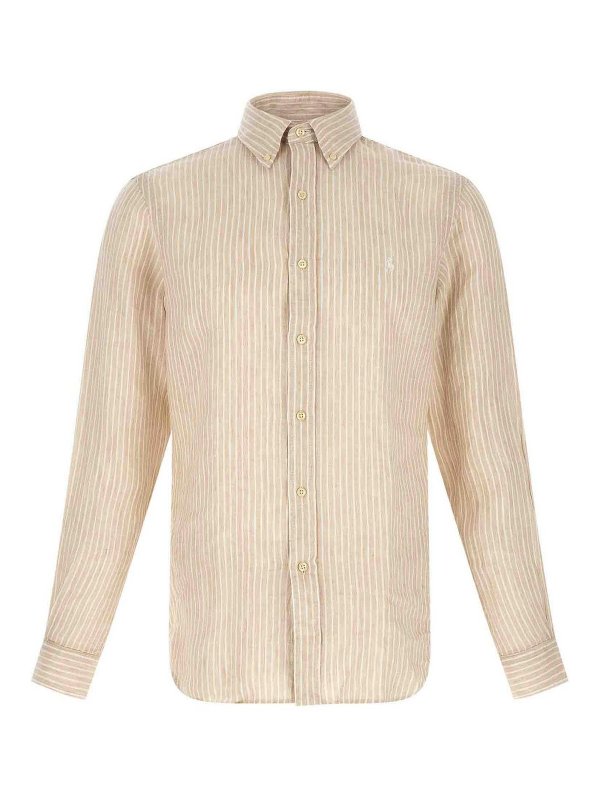 POLO RALPH LAUREN: Hemden - Hemd - Beige