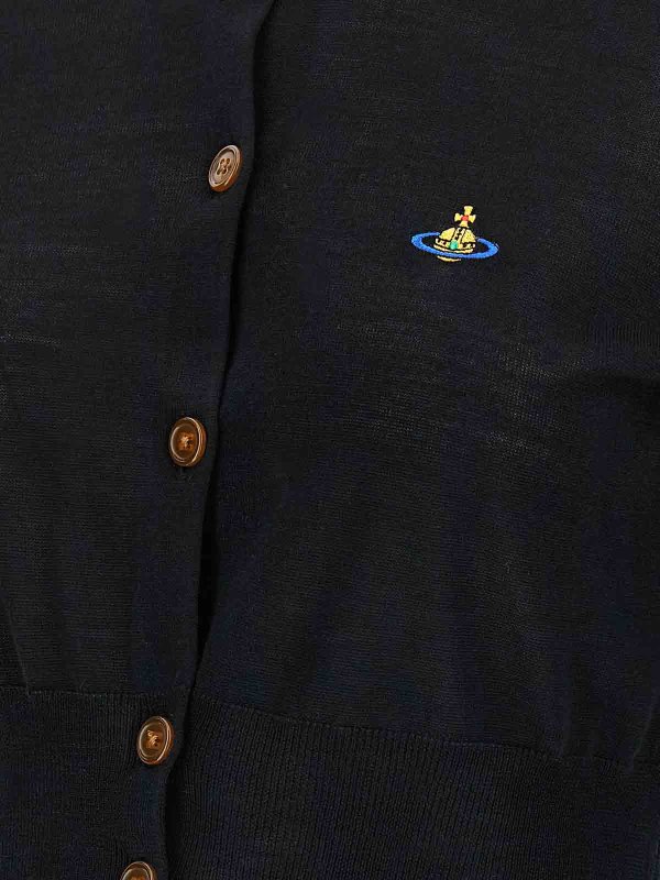 カーディガン - 黒 shop online: VIVIENNE WESTWOOD