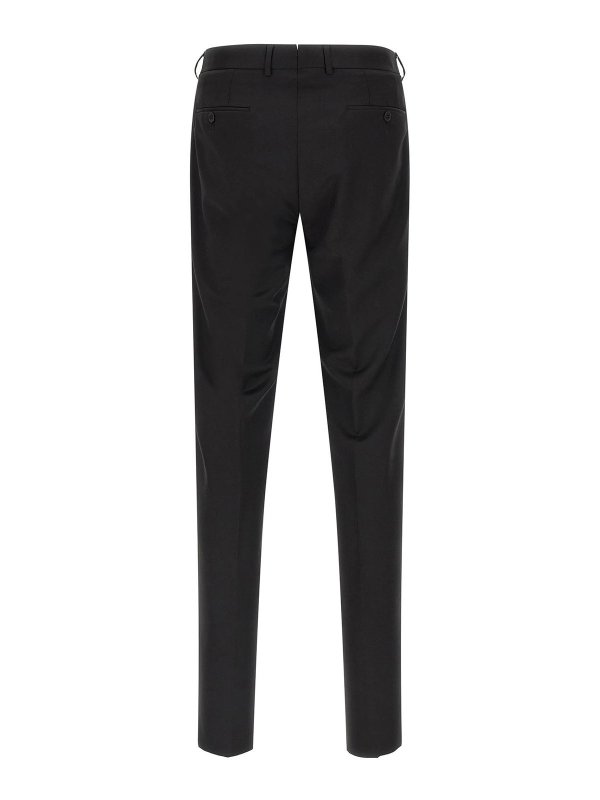 Zegna 膝丈ドレス - 黒 - ブラック|317702A3281CGA001