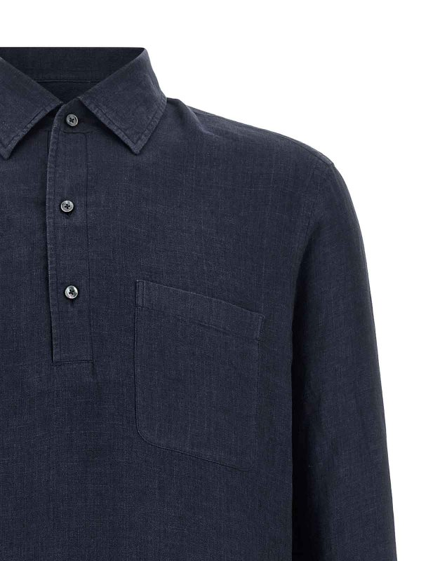 The Best Shops ZEGNA: ポロシャツ - ポロシャツ - ブルー