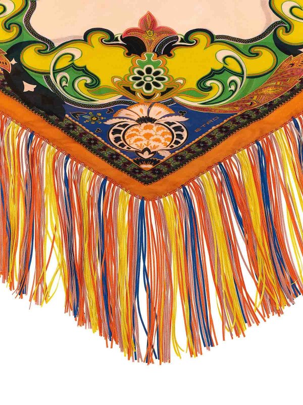 ETRO: scarves online - Fringed Scarf