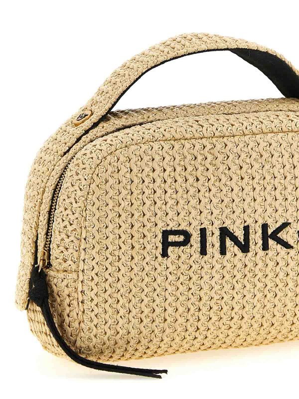The Best Shops Pinko: Cases & Covers - Raffia Small Beauty