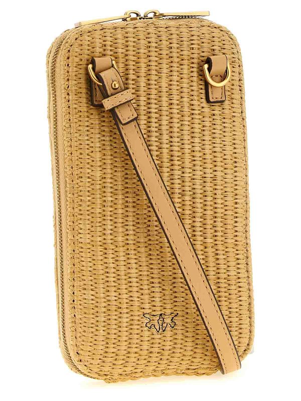 The Best Shops Pinko: Cases & Covers - Raffia Smartphone Holder