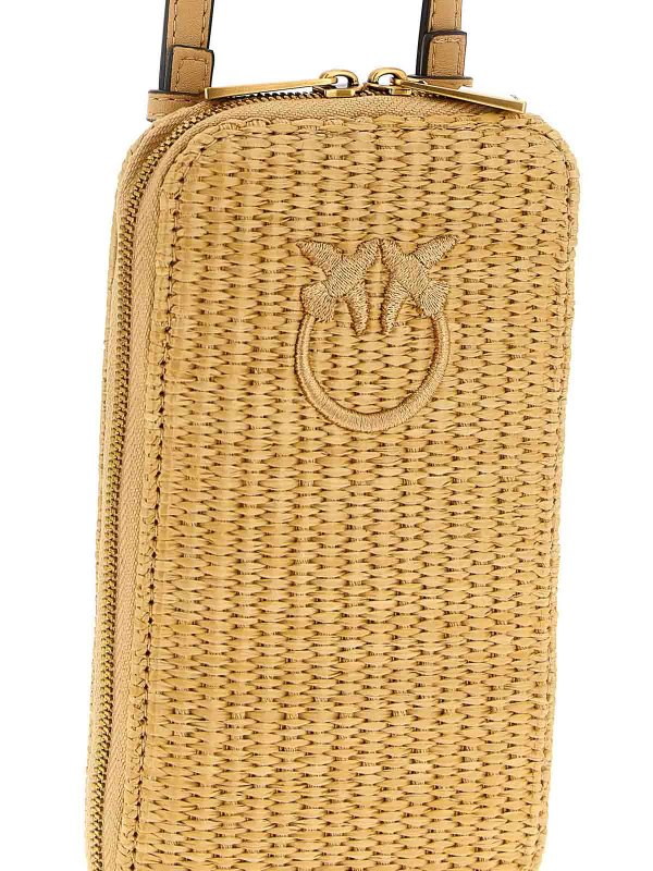 Raffia Smartphone Holder shop online: Pinko