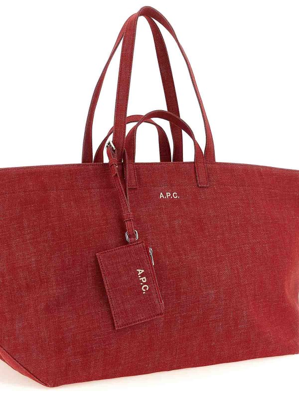 The Best Shops A.P.C.: Bolsos Shopping - Bolso Shopping - Rojo
