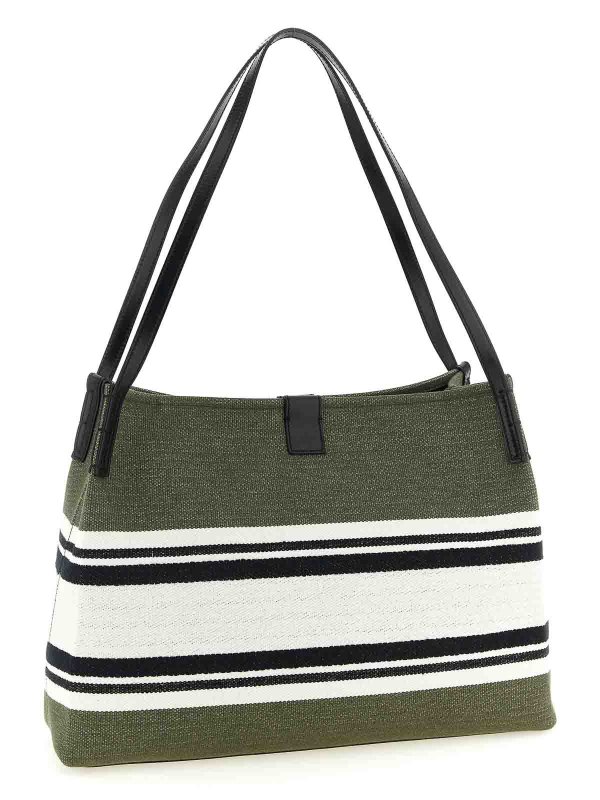 Balmain: Sacs à main online - Sac Cabas - Vert