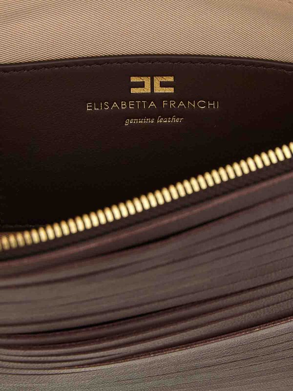 クラッチバッグ - ブラウン shop online: ELISABETTA FRANCHI