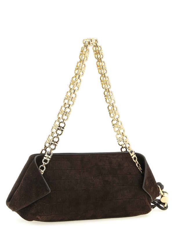 SALVATORE FERRAGAMO: ショルダーバッグ online - ショルダーバッグ - ブラウン