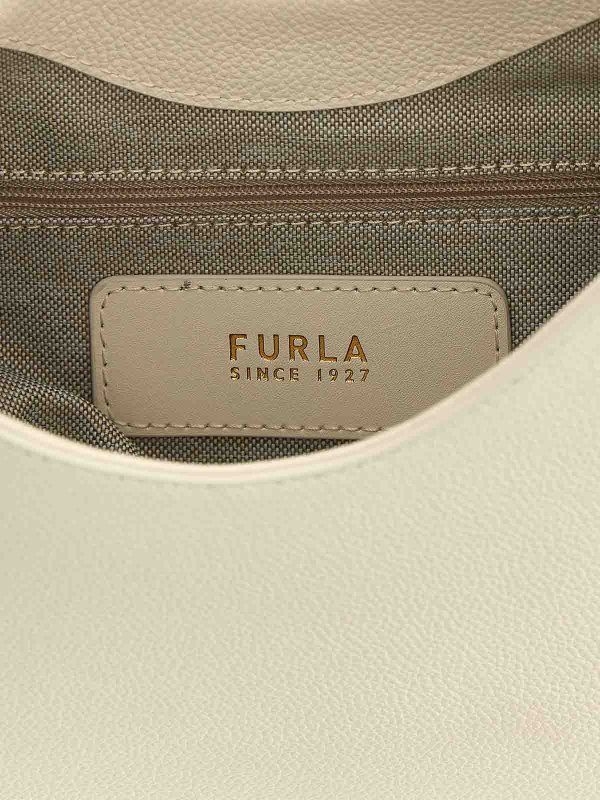 Schultertasche - Weiß shop online: FURLA
