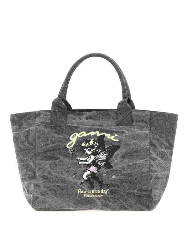 GANNI: totes bags - Medium  Shopping Bag