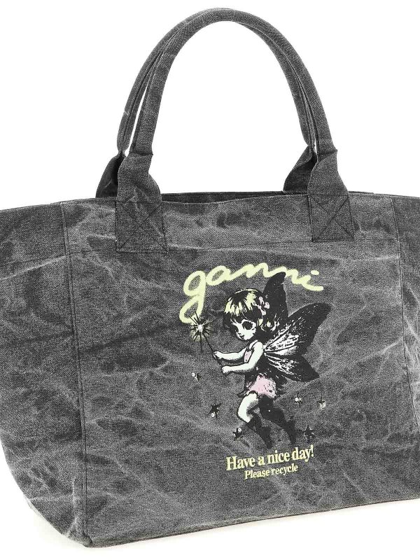 The Best Shops GANNI: totes bags - Medium  Shopping Bag