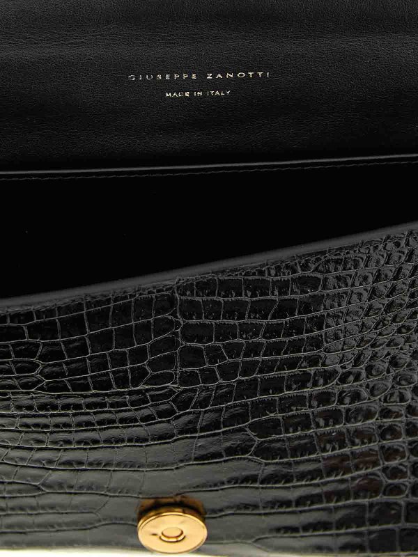 クラッチバッグ - 黒 shop online: GIUSEPPE ZANOTTI