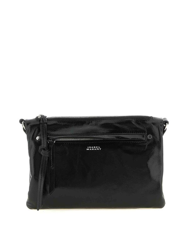 ISABEL MARANT: クロスボディバッグ - クロスボディバッグ - 黒