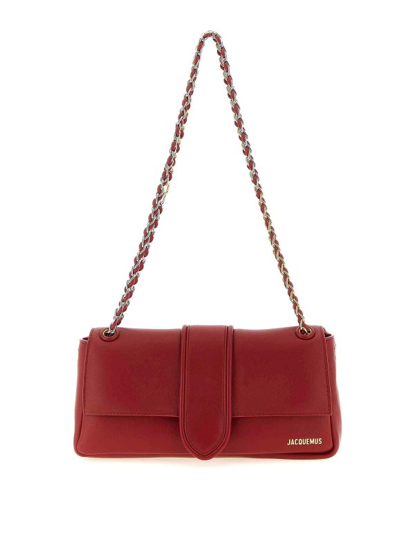 JACQUEMUS: Schultertaschen - Schultertasche - Rot