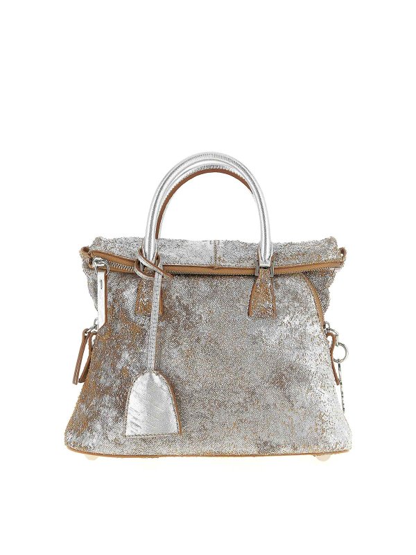 Maison Margiela: トートバッグ - トートバッグ - 銀
