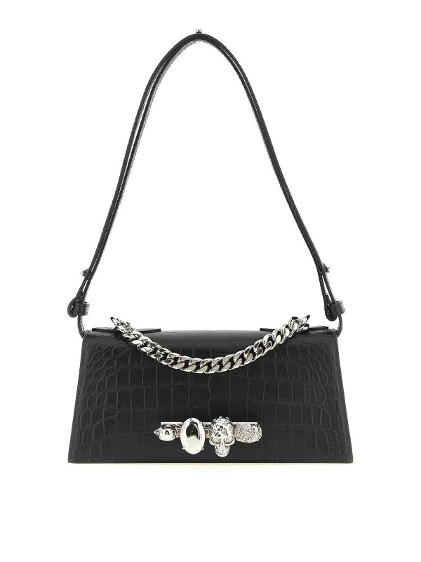 ALEXANDER MCQUEEN: Schultertaschen - Schultertasche - Schwarz