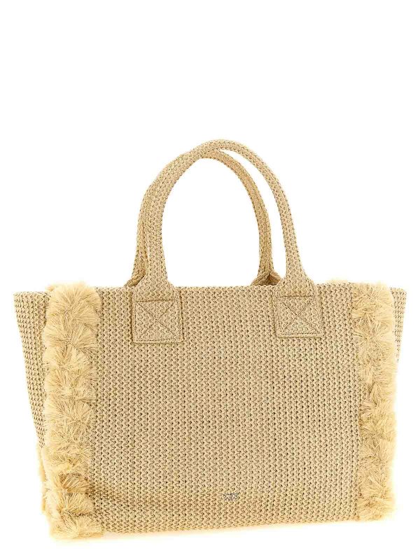 Pinko: Sacs à main online - Sac Cabas - Beige