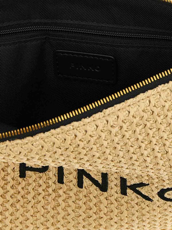 The Best Shops Pinko: Clutches - Clutch - Beige