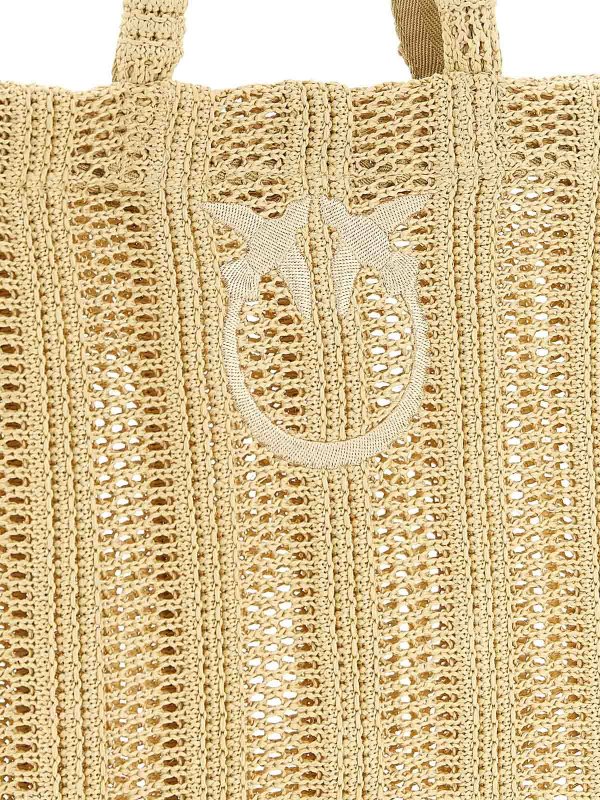 The Best Shops Pinko: Sacs à main - Sac Cabas - Beige
