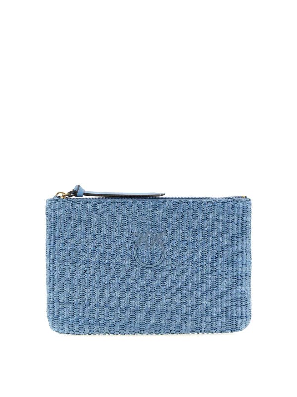 Pinko: Clutch - Pochette - Bleu Clair