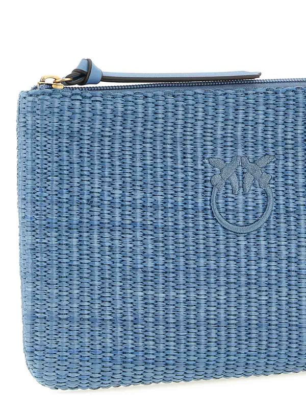 The Best Shops Pinko: Clutch - Pochette - Bleu Clair