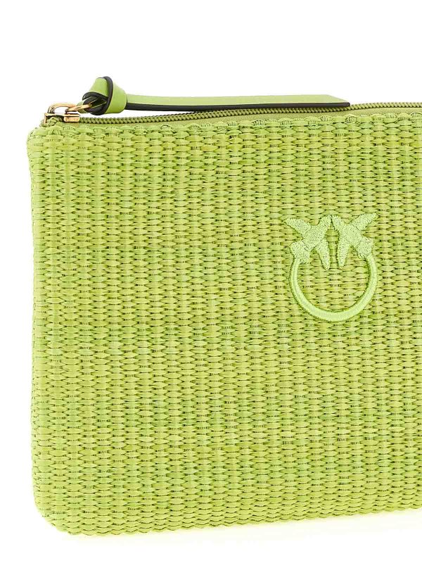 The Best Shops Pinko: Clutch - Pochette - Vert