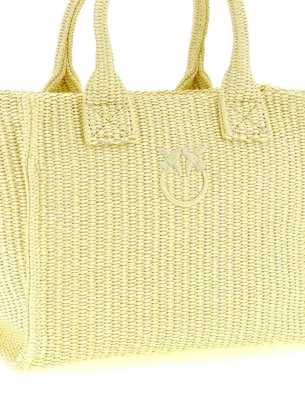The Best Shops Pinko: Handtaschen - Shopper - Gelb