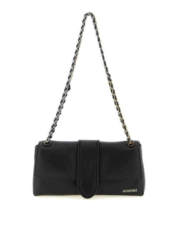 JACQUEMUS: Schultertaschen - Schultertasche - Schwarz
