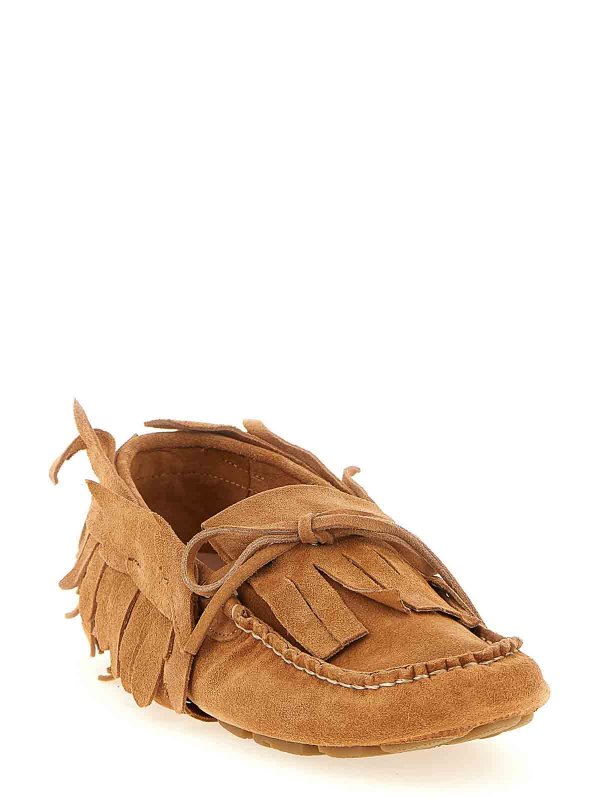 ALBERTA FERRETTI: Loafers & Slippers online - Suede Loafers