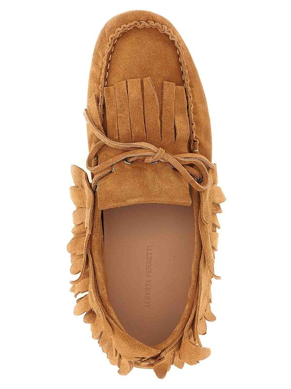 Suede Loafers shop online: ALBERTA FERRETTI