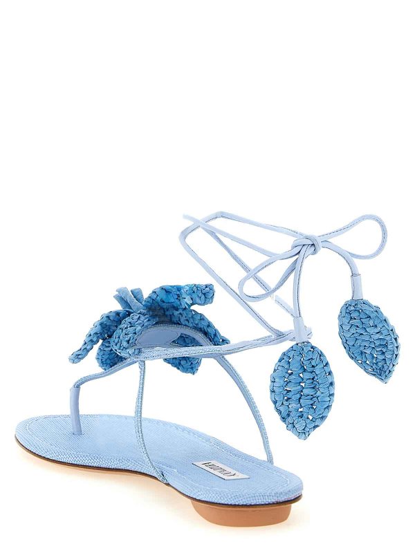 The Best Shops Aquazzura: Sandalen - Sandalen - Hellblau