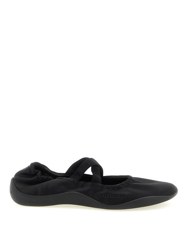 BALENCIAGA: フラットシューズ - フラットシューズ - 黒