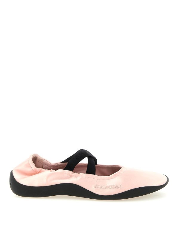 BALENCIAGA: フラットシューズ - フラットシューズ - ヌードカラー