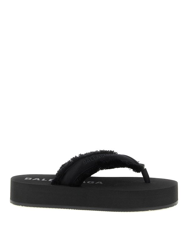 BALENCIAGA: サンダル - サンダル - 黒