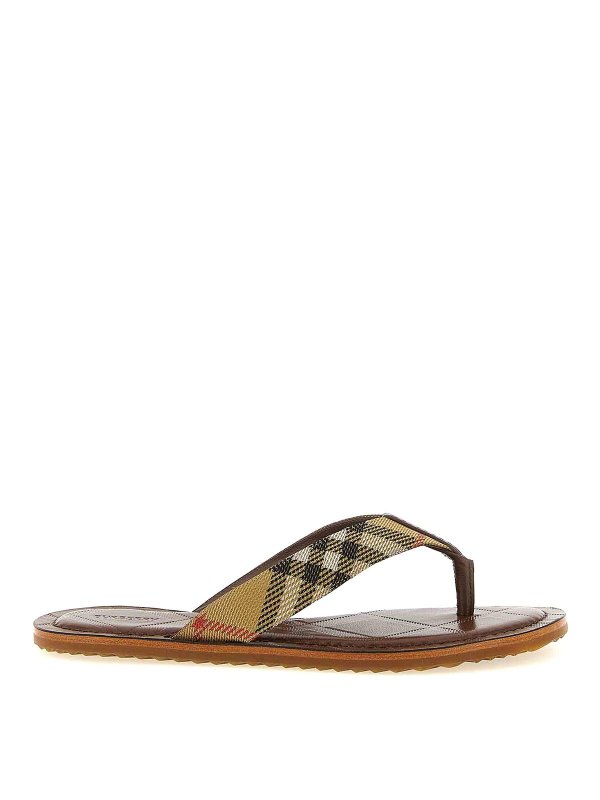 BURBERRY: sandals - Pavillon Slides