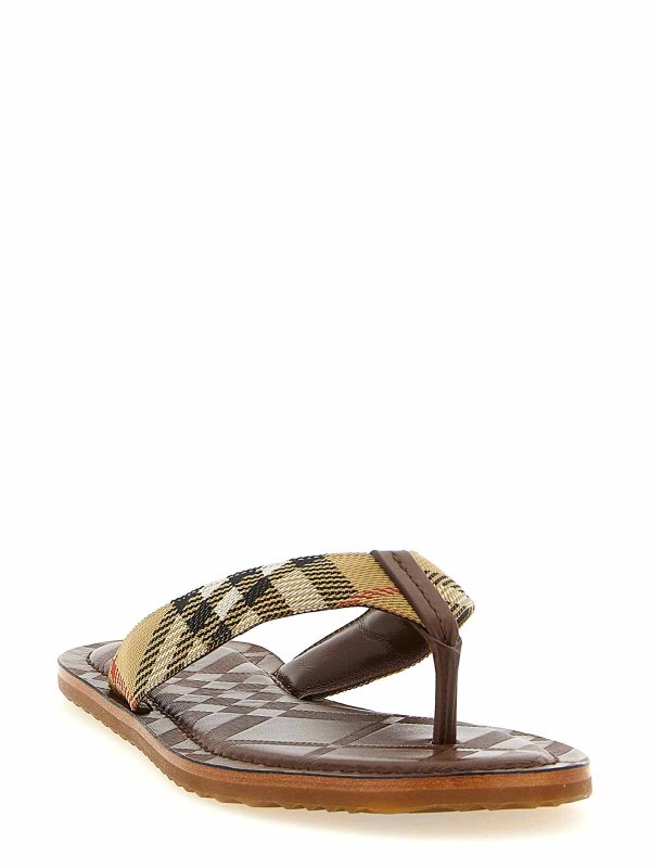 BURBERRY: sandals online - Pavillon Slides