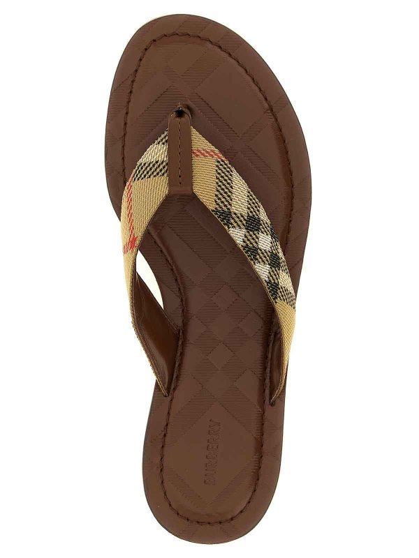 Pavillon Slides shop online: BURBERRY