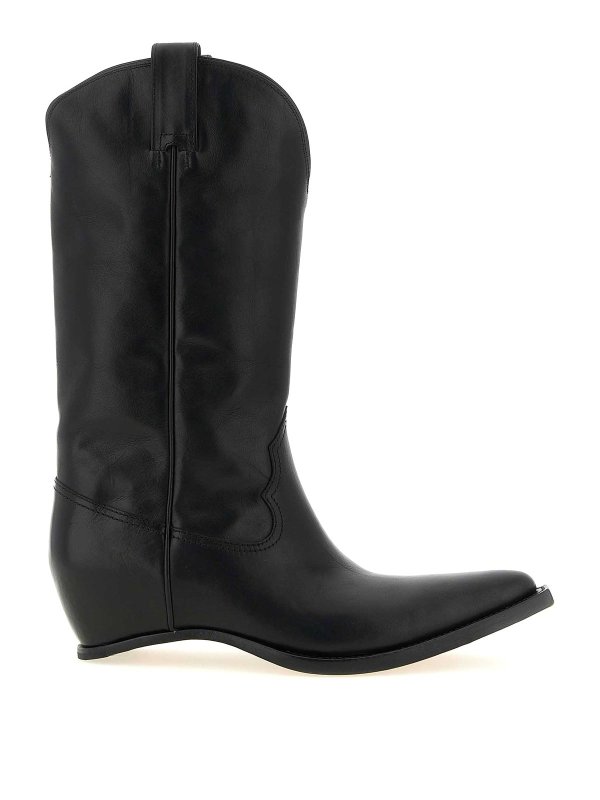 Maison Margiela: Bottes - Bottes - Noir