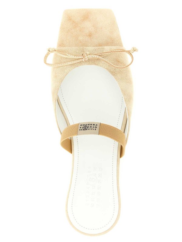 サンダル - ベージュ shop online: MM6 MAISON MARGIELA