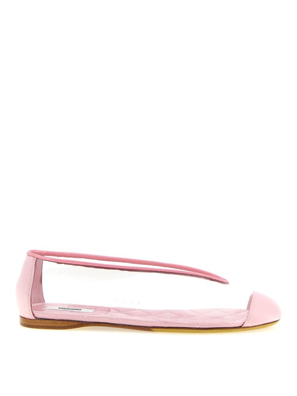 MOSCHINO: flat shoes - Pvc Ballet Flats