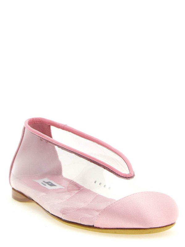MOSCHINO: flat shoes online - Pvc Ballet Flats