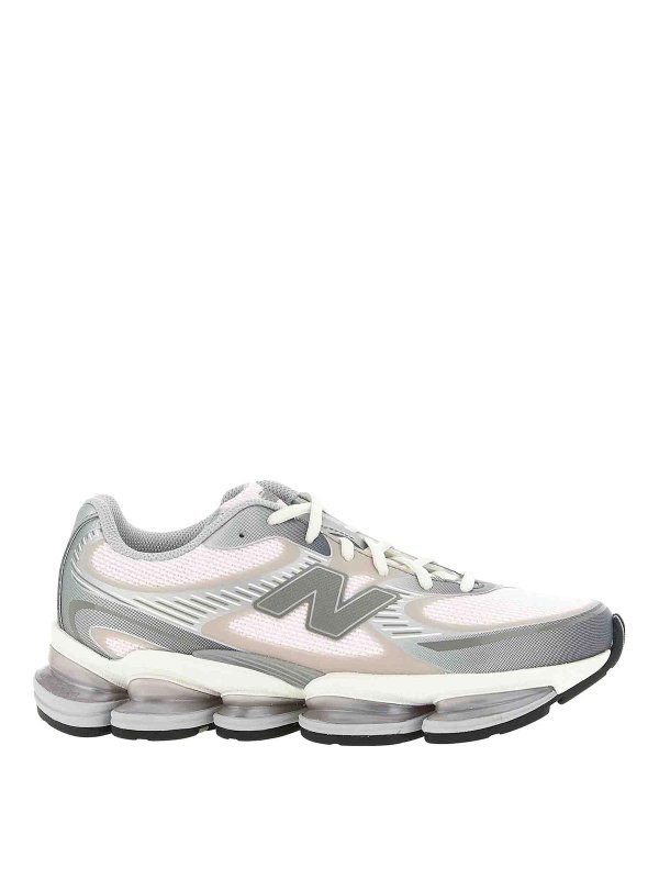 NEW BALANCE: Chaussures de sport - Baskets - Argent