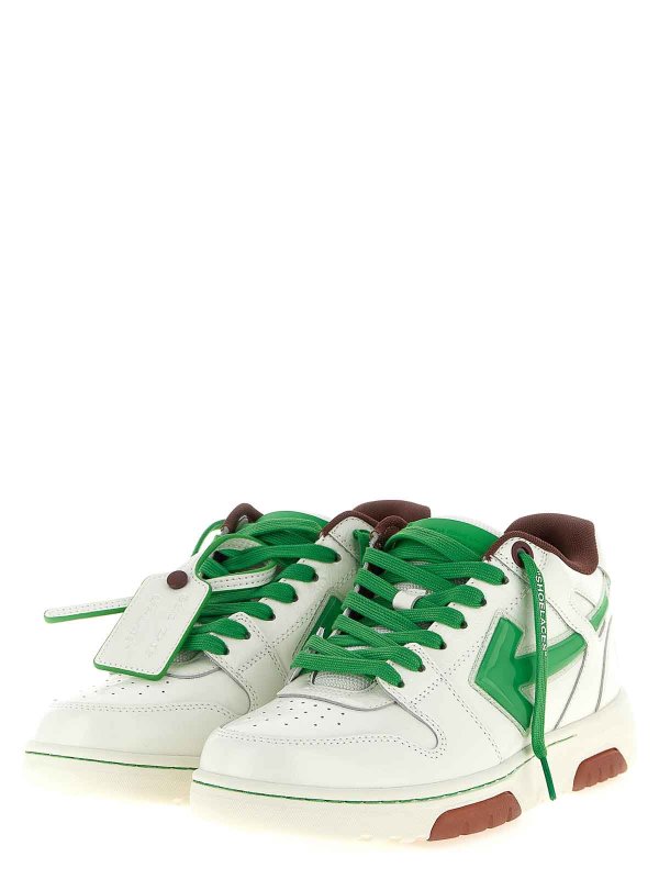 OFF-WHITE: Chaussures de sport online - Baskets - Vert
