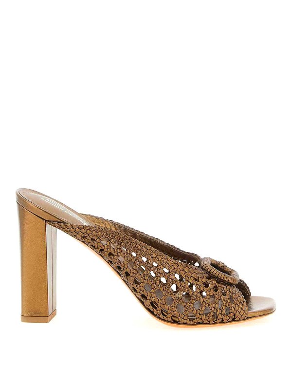 SANTONI: Sandales - Sandales - Or