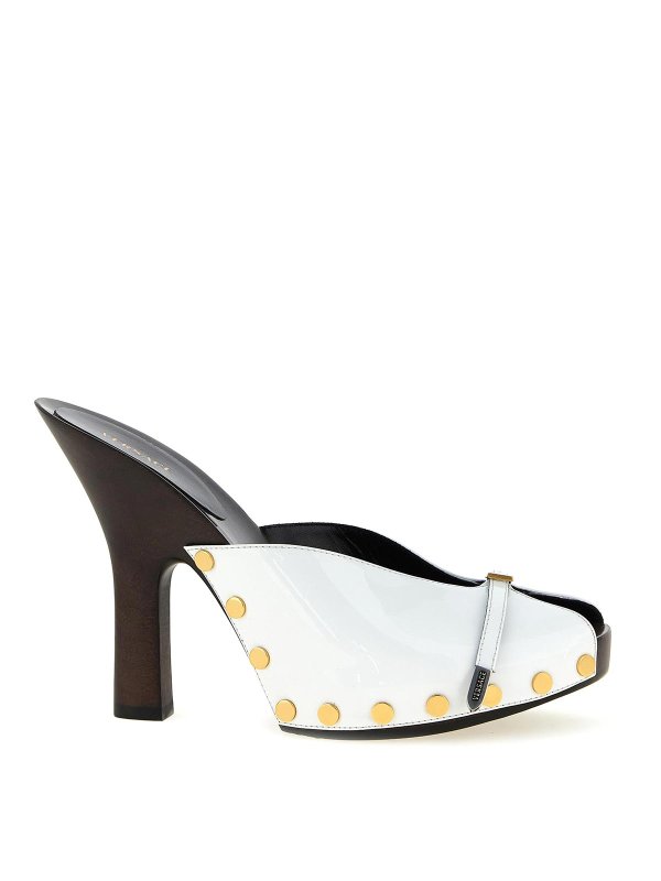 VERSACE: Mules - Mules - Blanc