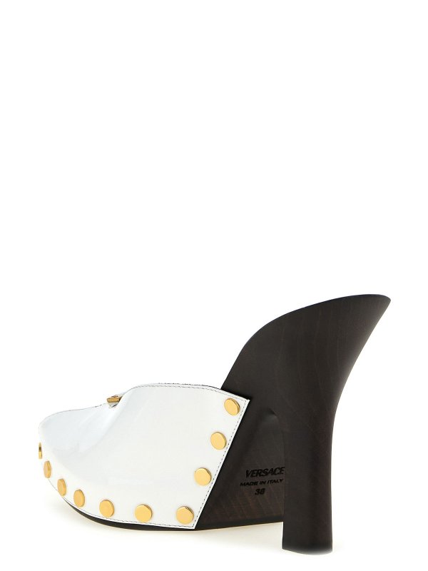 The Best Shops VERSACE: Mules - Mules - Blanc