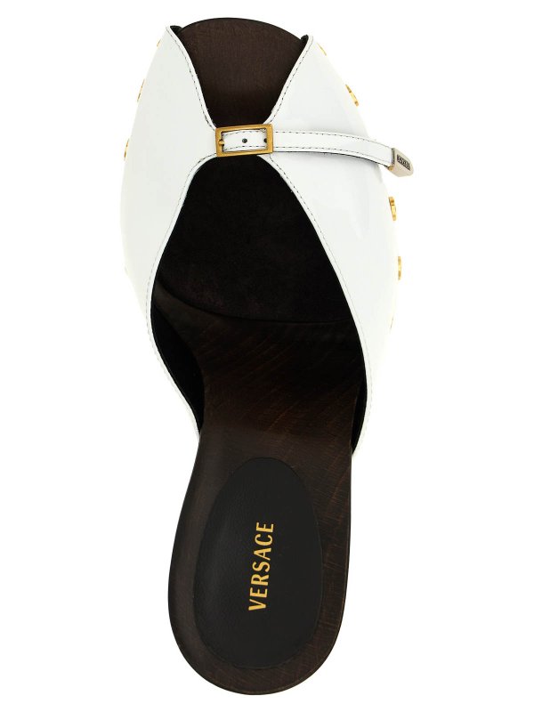 Mules - Blanc shop online: VERSACE